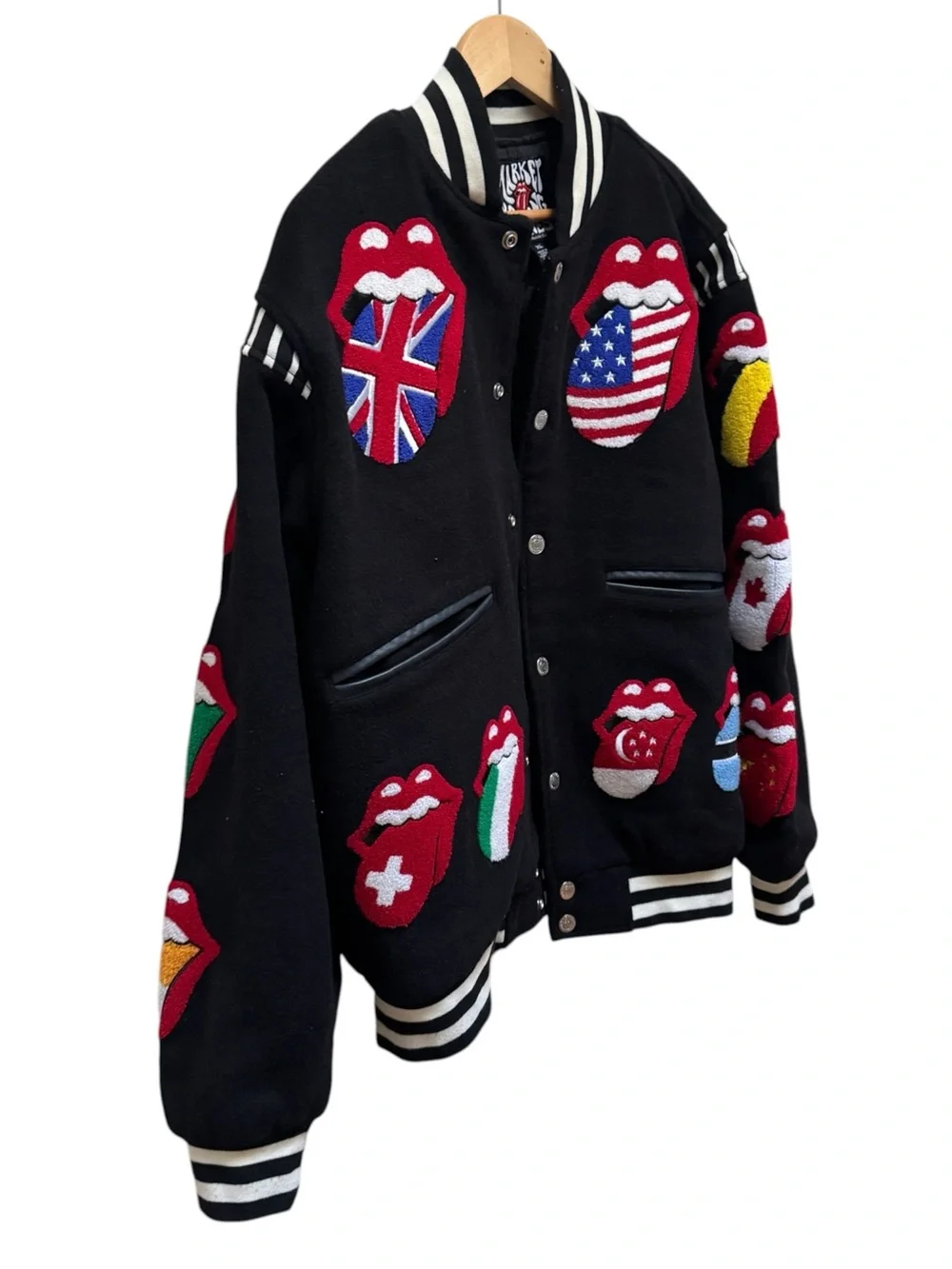 Rolling Stones x Market “Gimme Shelter” Varsity Jacket